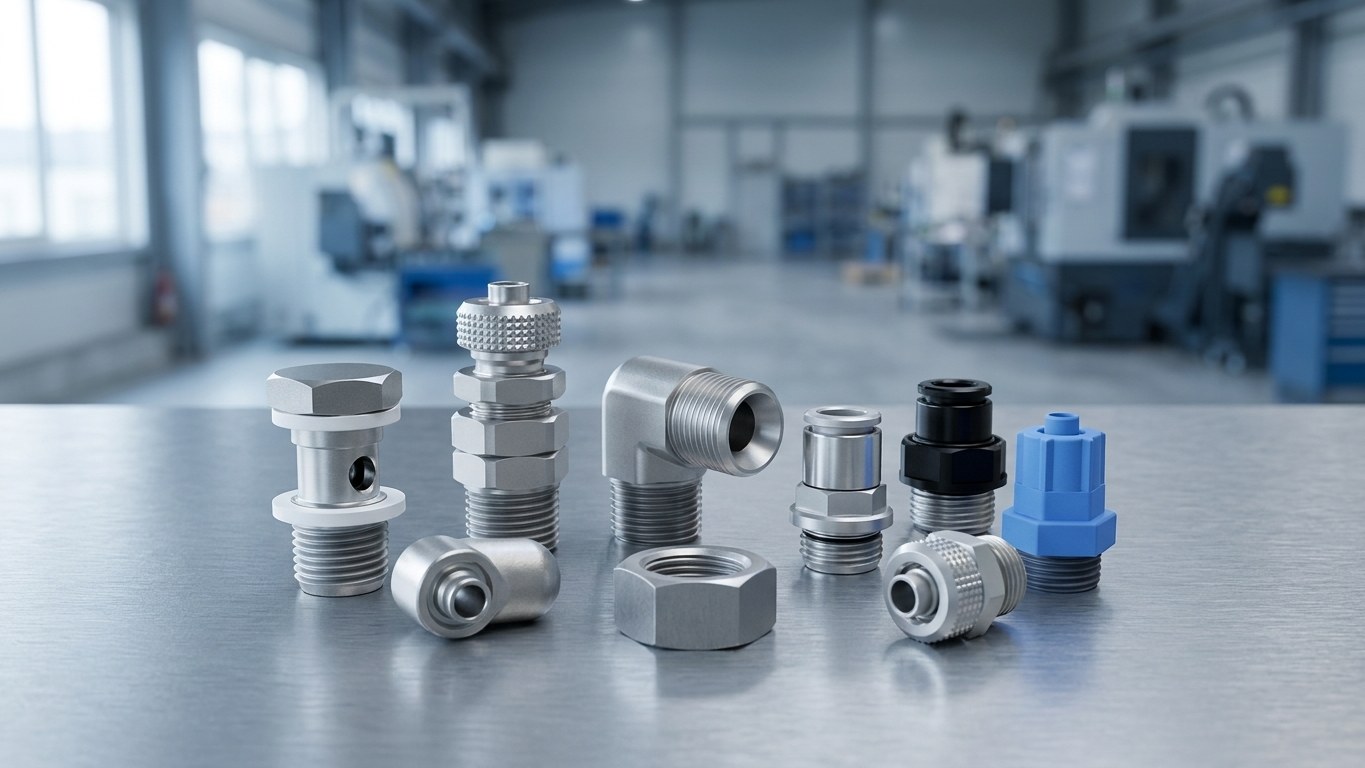 Pneumatikverschraubungen — Steckverschraubungen für die Druckluft-Anschlusstechnik