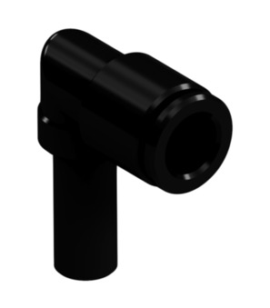 Elbow connector with plug nipple PI16-12-P-A