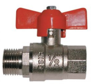 sárgaréz gömbcsap BA186-12-L