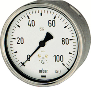 Kapselfedermanometer MA035-63R-600