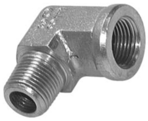 Elbow adapter Female/male 1/4"