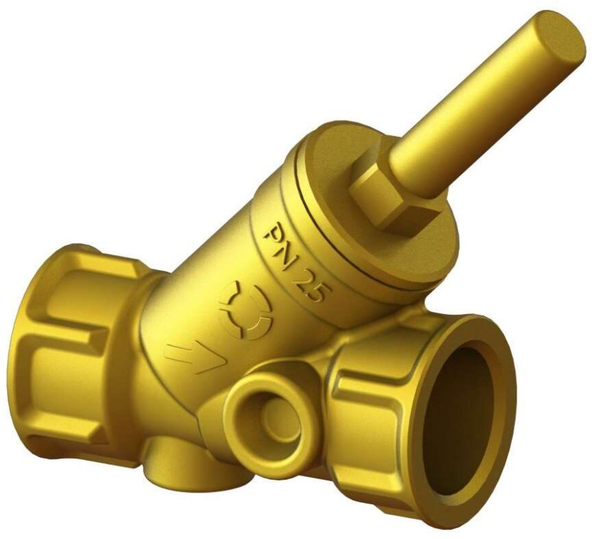 Angle seat check valve CH117-114