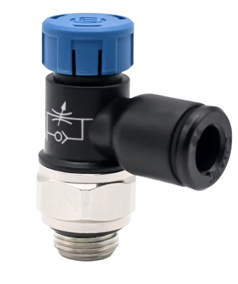 Unidirectional banjo flow control valve UFC11-C-38-12