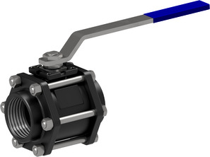 Ball valve made of steel 21/2"-65-0-16-153