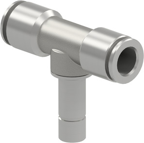 T-connector with plug nipple PI21-08-N
