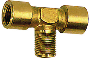 T-adapter Female/male/female 1/2"