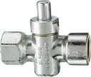 Manometer-Druckknopfhahn
