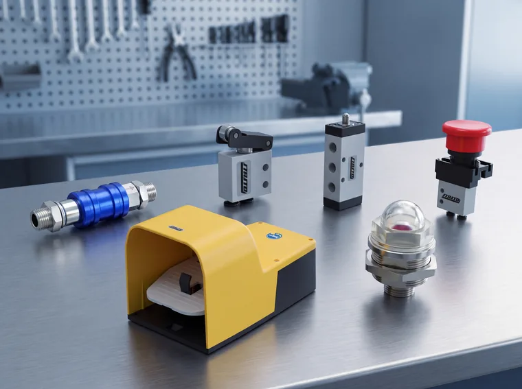 Way-valves - mechanically / manually, logic units