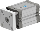 Compact magnetic cylinder Non-rotating Series NSK-AR