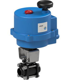 Ball valve with electrical actuator Series 8E033
