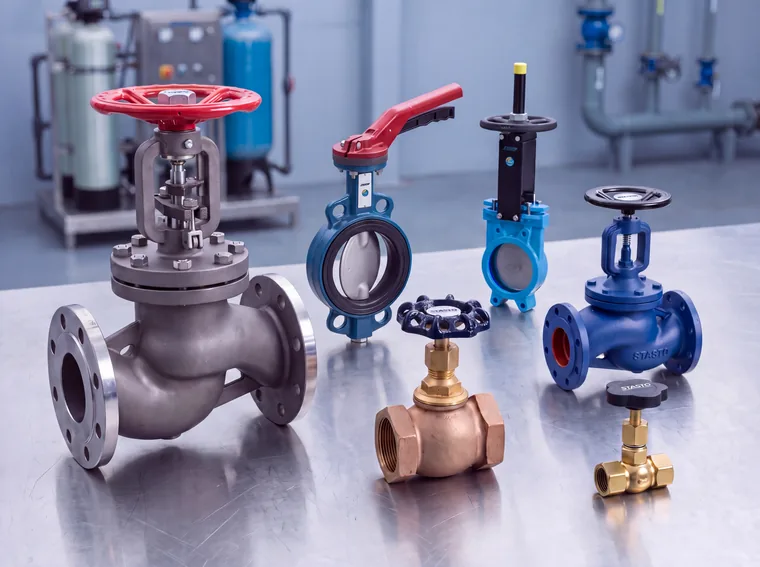 Valves, butterfly valves and gate valves - manually operated