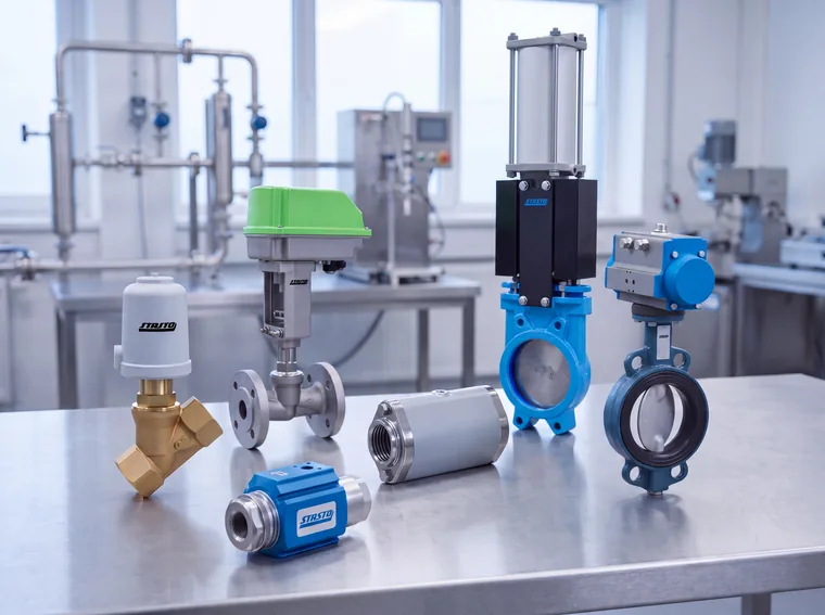 Valves, butterfly valves and gate valves - automatically operated