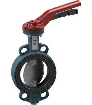 Butterfly valve with hand lever Series BUW6-DSE-L