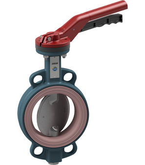 Butterfly valve with hand lever Series BUW2-DSC-L