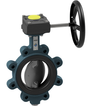 Butterfly valve with manual gear box Series BULC-G