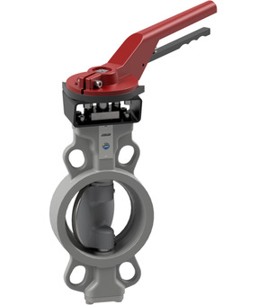 Butterfly valve with hand lever Series BUW9-CSIS-L