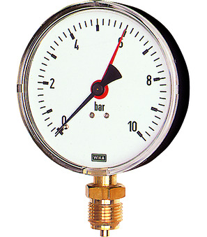 Bourdon tube manometer