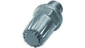 Low-noise round nozzle