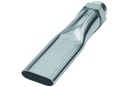Low-noise flat nozzle