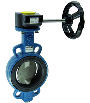 Absperrklappe mit Handgetriebe Serie BUW6-DPN-G