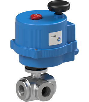 Ball valve with electrical actuator Series BA541, BA542