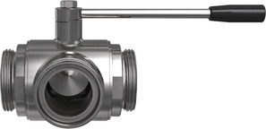 Edelstahlkugelhahn Serie BA169