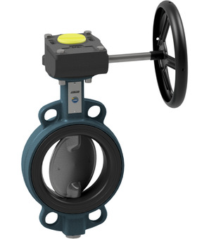 Absperrklappe mit Handgetriebe Serie BUW6-DSVS-G