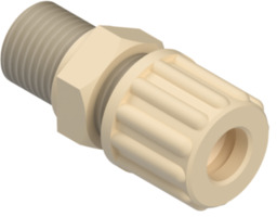 Compression fittings - PP Pressure at 20°C 10bar, at 90°C 2,5bar