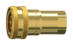 Kupplungen gemäß ISO 7241-1 Serie B - Messing beidseitig absperrend