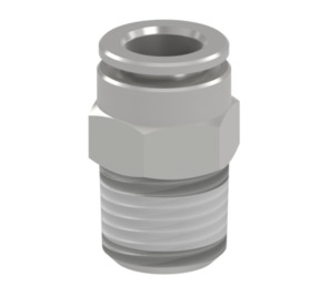 Steckverschraubungen - Messing vernickelt Druck -0,99…20bar