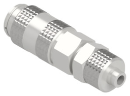 Kupplungen DN 2,5 - Messing vernickelt