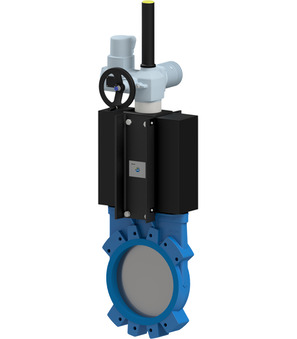 Knife gate valves - electrically operated