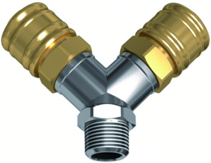 2-fach Kupplungsdosenverteiler DN 7,2 Serie C0C72-2M