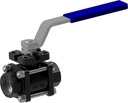 Ball valve made of steel 714000-25